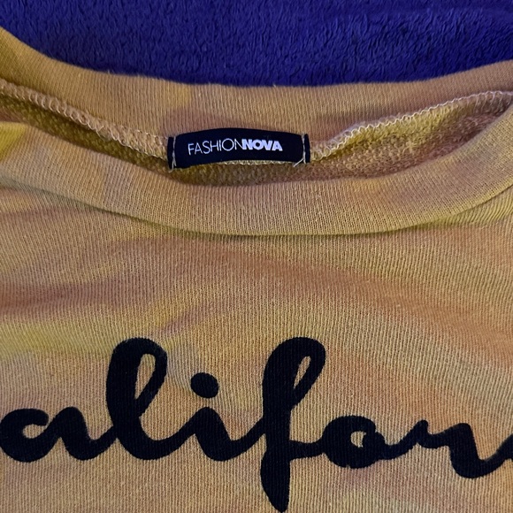 Fashion Nova Yellow Crop Sweater - Picture 3 of 7